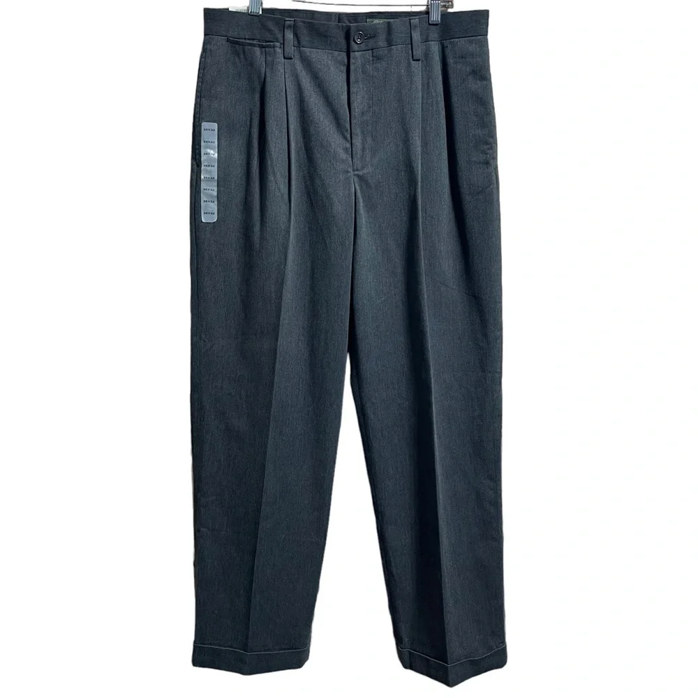 Eddie Bauer Classic Fit Wrinkle & Stain Resistant Suit Pants Men's Size 35X32